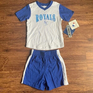 Kansas City Royals MLB 2-Piece Shorts Set 4T